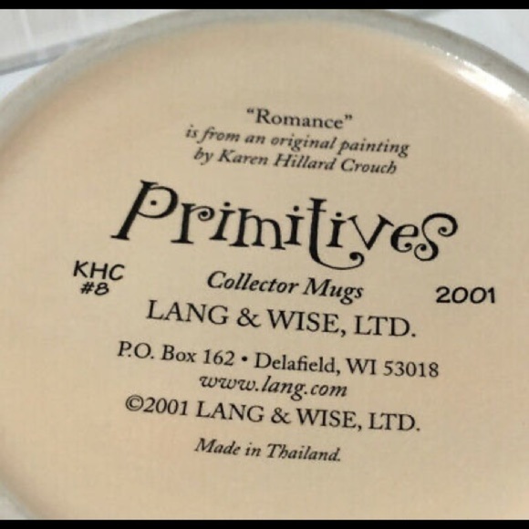 3/$25 🍄 Lang & Wise 2001 “Live Well, Live Simply” Mug - Picture 3 of 3